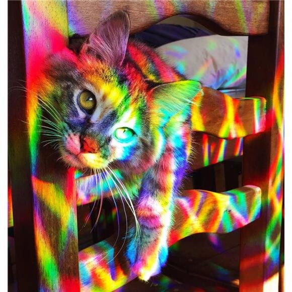 Rainbow Symphony - Rainbow Window Suncatcher – Prism Light Catcher for Windows - Picture 4 of 8